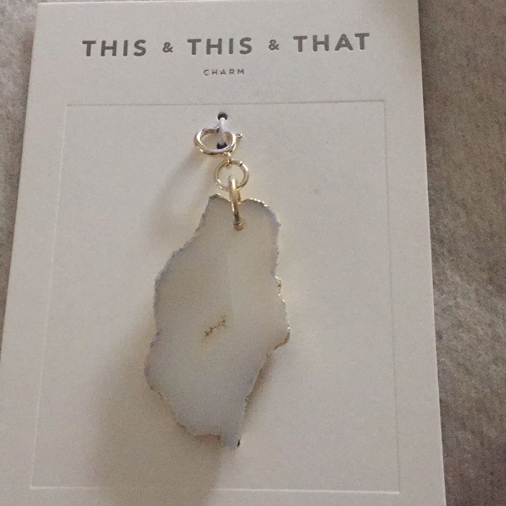 Clip on purse charm from Anthropologie